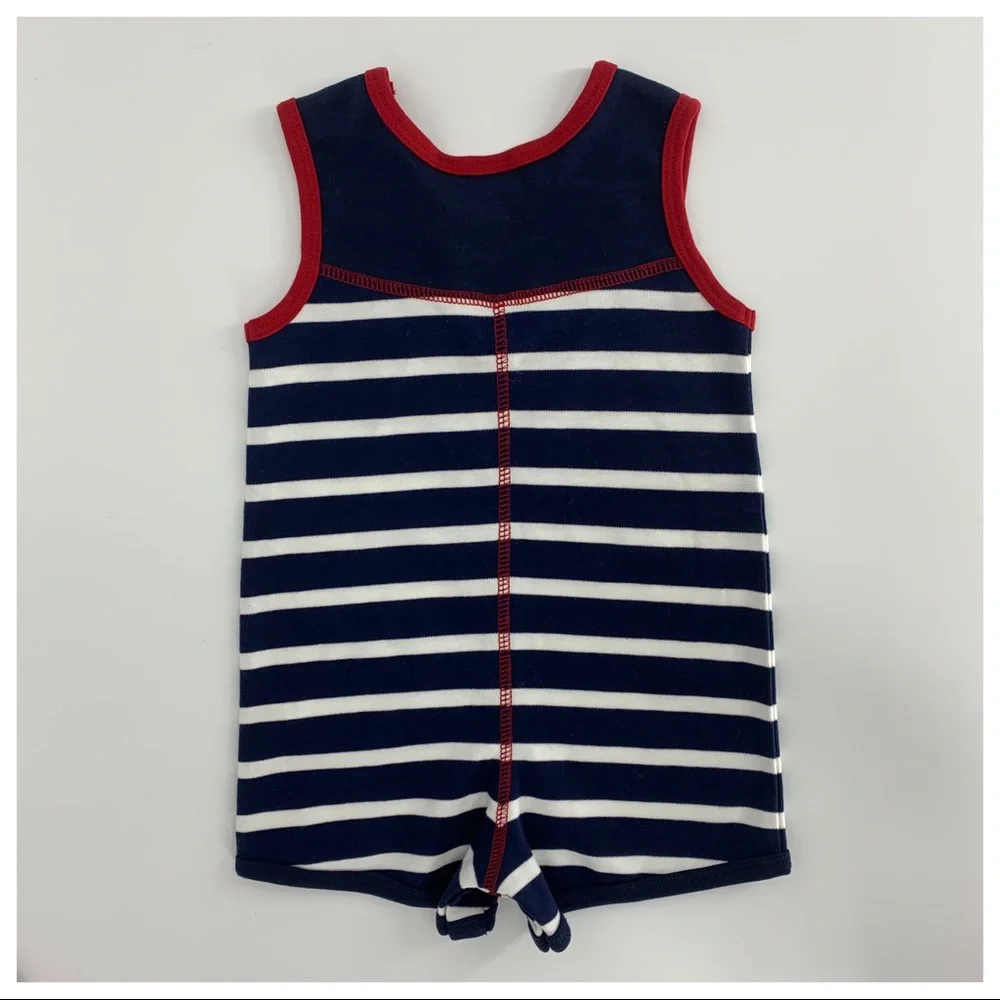 NWT Talbots Infant Patriotic Romper Size 6 Months